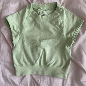 Gymshark Light Green Crop Top